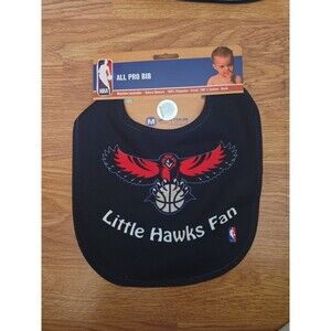 NBA Atlanta Hawks Baby Bib Basketball Navy NEW Machine Washable
